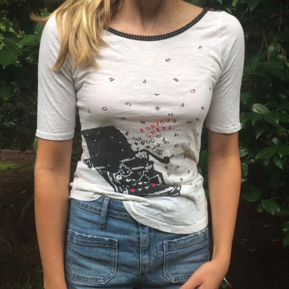 SOLD✅Anthropologie Postmark Daydreamer Tee Shirt